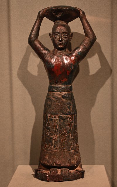Rzeźba dynastii króla Ur-Nammu, 2112-2004 pne (miedź) autorstwa Sumerian Mesopotamian School