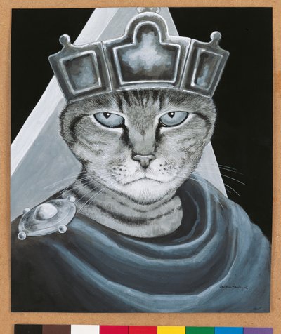 Ilustracja z Cats Galore! A Compendium of Cultured Cats (wyd. 2015) autorstwa Susan Herbert