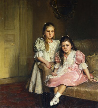 Portret córek Lawrence Pilkington autorstwa Susan Isabel Dacre