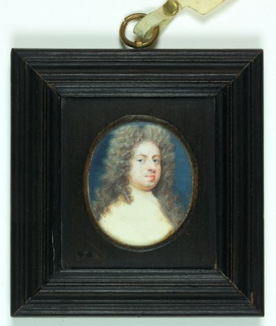 Sir Godfrey Kneller (akwarela na kości słoniowej) autorstwa Susan Penelope Gibson