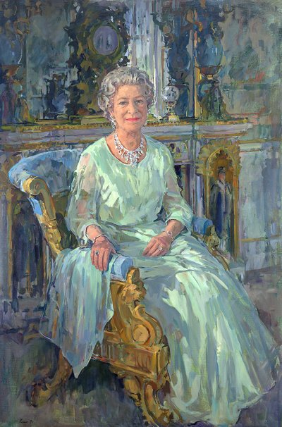 Jej Wysokość Królowa, 1996 autorstwa Susan Ryder