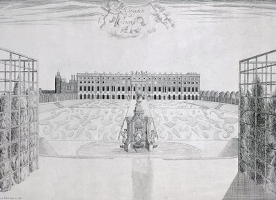 Hampton Court South Front, c.1830 autorstwa Sutton Nicholls