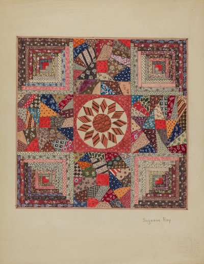 Narzuta na łóżeczko, ok. 1936. autorstwa Suzanne Roy