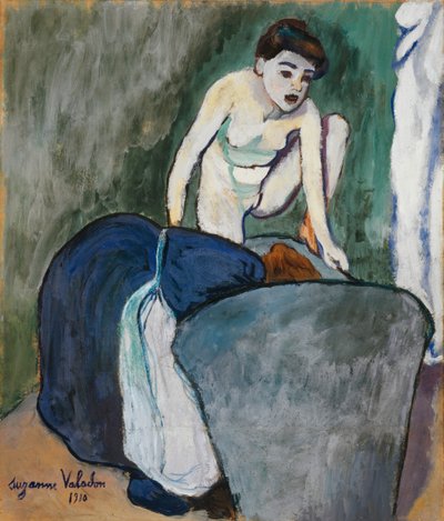 Dziewczyna, 1910 (pastel i olej na papierze) autorstwa Marie Clementine (Suzanne) Valadon
