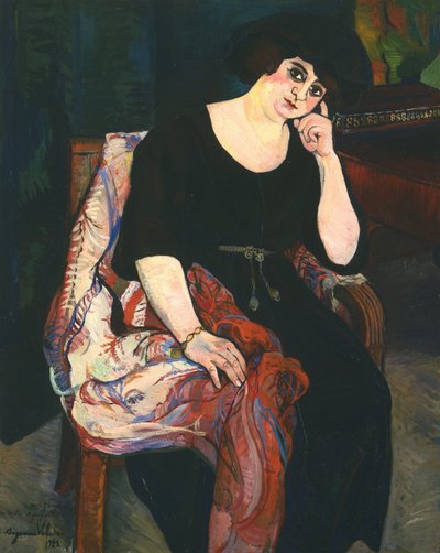 Portret Madame Zamaron autorstwa Marie Clementine (Suzanne) Valadon