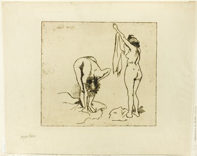 Dwie kobiety suszą się same autorstwa Suzanne Valadon
