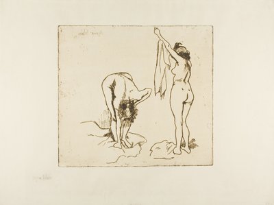 Dwie kobiety suszą się same autorstwa Suzanne Valadon