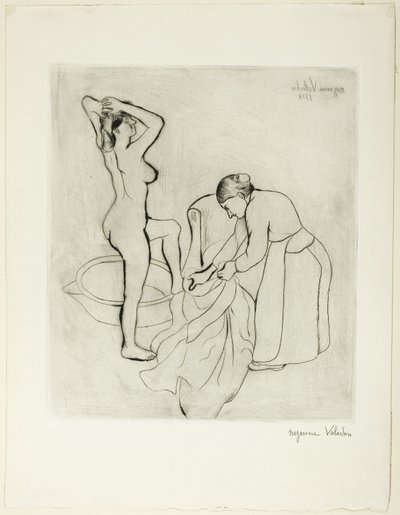 Kobieta w kąpieli autorstwa Suzanne Valadon