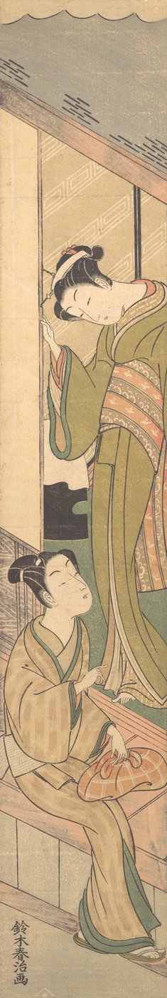 Druk, ca. 1770 r., ok. 1770 r. 1770. autorstwa Suzuki Haruji