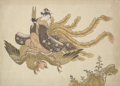 Przebrany nieśmiertelny 1766 r., ok. 1766 r. 1766. autorstwa Suzuki Harunobu