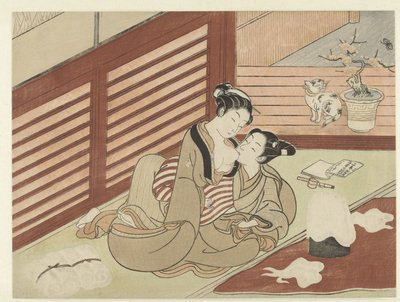 Para zakochanych autorstwa Suzuki Harunobu