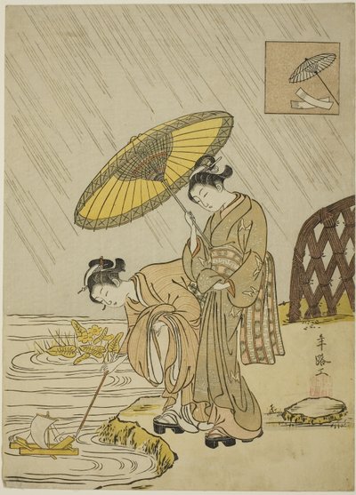 no komachi autorstwa Suzuki Harunobu