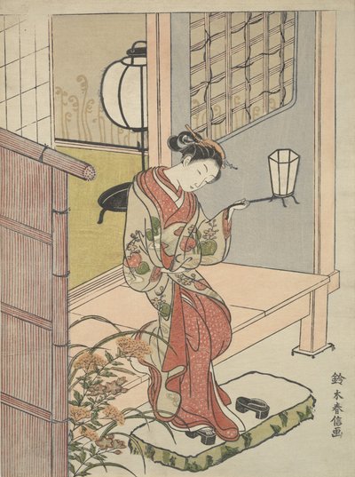 Druk, ca. 1762 r., ok. 1762 r. 1762. autorstwa Suzuki Harunobu