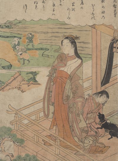 Współczucie, ok. 1768 r., ok. 1768 r. 1768. autorstwa Suzuki Harunobu