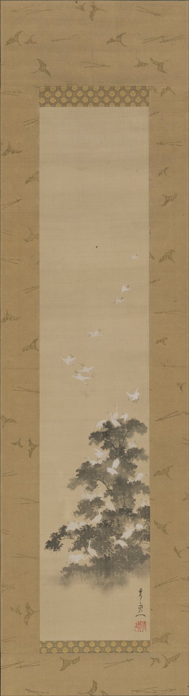 Czaple autorstwa Suzuki Kiitsu