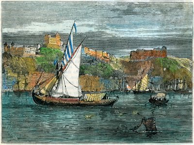 Widok na Porto, Portugalia, ok. 1880 r. autorstwa Swain