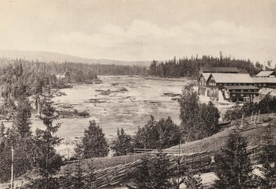 Szwecja / Szwecja: Jamtland, Eggforsen (zdjęcie czarno-białe) autorstwa Swedish Photographer