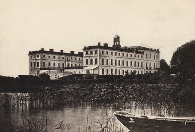 Szwecja / Szwecja: Sodermanland, zamek Tullgarns (zdjęcie czarno-białe) autorstwa Swedish Photographer