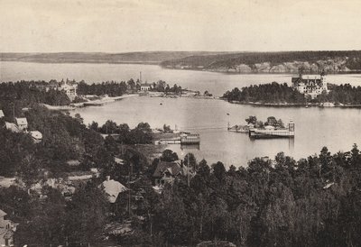 Szwecja / Szwecja: Okolice Sztokholmu, Saltsjobaden (zdjęcie czarno-białe) autorstwa Swedish Photographer