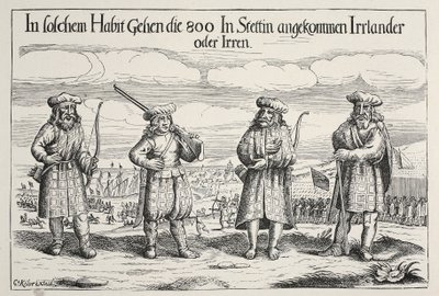 Irlandzcy żołnierze w służbie Gustawa Adolfa, 1631 autorstwa Swedish School