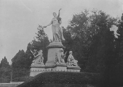 Bazylea, Pomnik św. Jakuba (zdjęcie czarno-białe) autorstwa Swiss Photographer