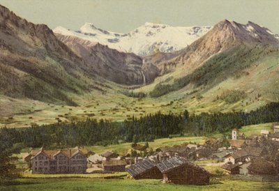 Oberland Berneński: Adelboden (kolorowe zdjęcie) autorstwa Swiss Photographer