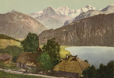 Berner Oberland: Beatenberg (kolorowe zdjęcie) autorstwa Swiss Photographer