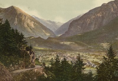 Oberland Berneński: Meiringen (kolorowe zdjęcie) autorstwa Swiss Photographer
