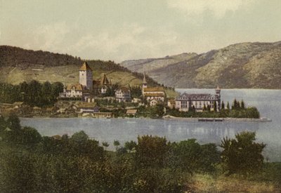 Oberland Berneński: Spiez (kolorowe zdjęcie) autorstwa Swiss Photographer