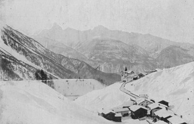 Wiesen przed Davos (zdjęcie czarno-białe) autorstwa Swiss Photographer