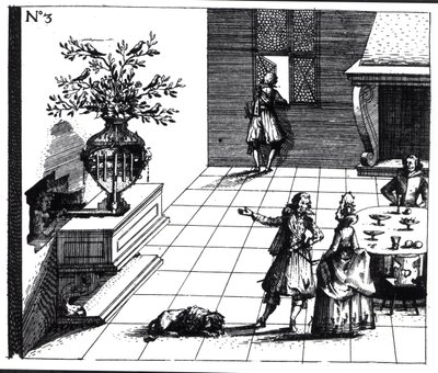 Drzewo muzyczne śpiew ptaków, wydane ok. 1670 autorstwa Swiss School