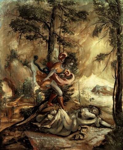Cephalus i Procris autorstwa Swiss School
