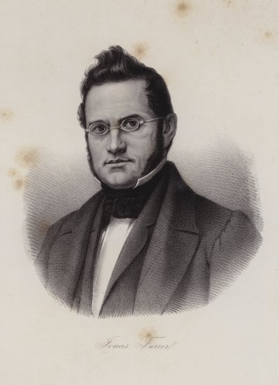 Dr Jonas Furrer, szwajcarski polityk (grafika) autorstwa Swiss School