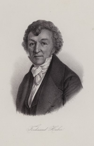 Ferdinand Huber, szwajcarski kompozytor (grafika) autorstwa Swiss School