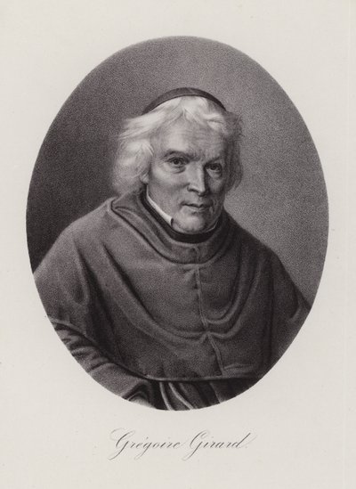 Jean-Baptiste Girard, szwajcarski pedagog franciszkański (grafika) autorstwa Swiss School