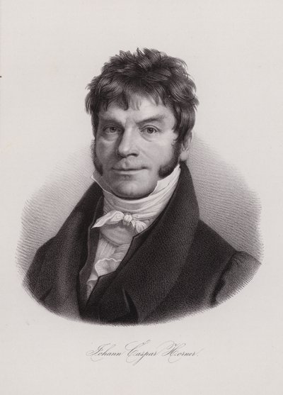 Johann Caspar Horner, szwajcarski fizyk, matematyk i astronom (grafika) autorstwa Swiss School