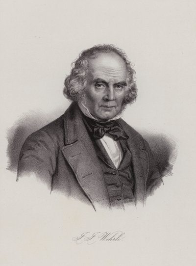 Johann Jakob Wehrli, szwajcarski pedagog (grafika) autorstwa Swiss School