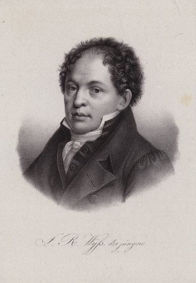 Johann Rudolf Wyss , szwajcarski pisarz (grafika) autorstwa Swiss School