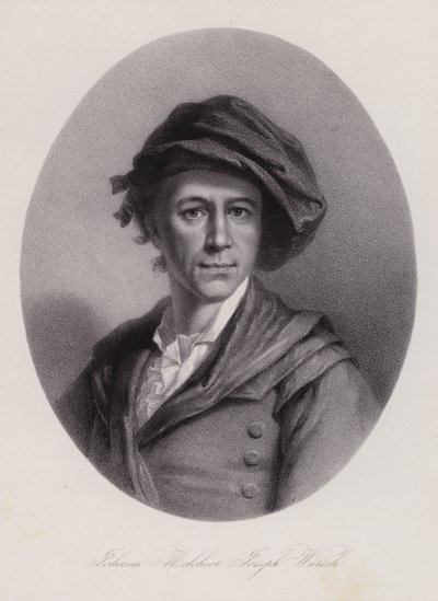 Melchior Wyrsch, szwajcarski artysta (grafika) autorstwa Swiss School