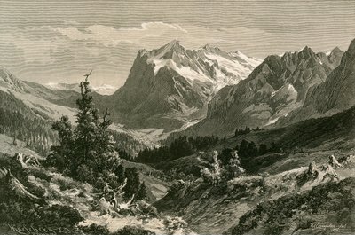 W pobliżu Grindelwald, Oberland Berneński autorstwa Swiss School