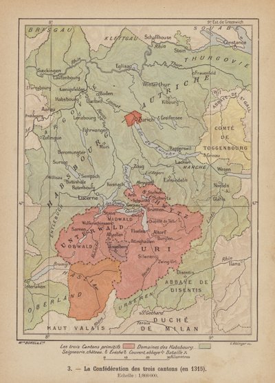 Stara Konfederacja Szwajcarska autorstwa Swiss School