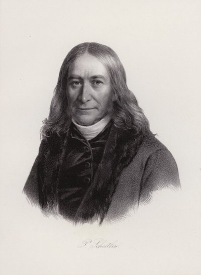 Peter Scheitlin, szwajcarski pastor i nauczyciel (grafika) autorstwa Swiss School