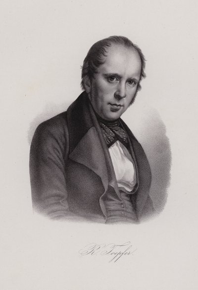Rodolphe Topffer, szwajcarski nauczyciel i artysta (grafika) autorstwa Swiss School