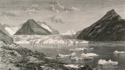 Lodowiec Aletsch i jezioro Marjelen autorstwa Swiss School