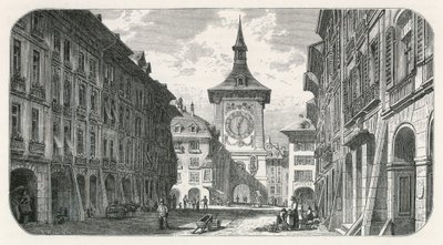 Wieża zegarowa, Bern autorstwa Swiss School