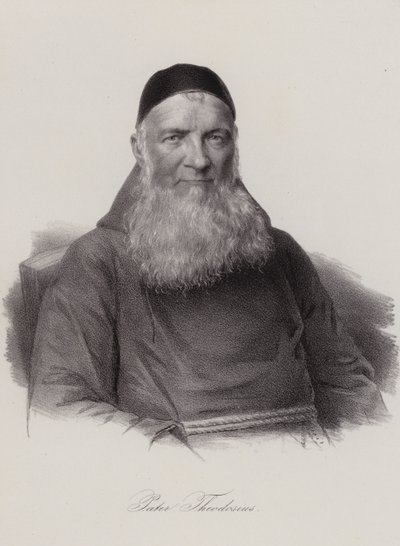 Theodosius Florentini, szwajcarski ksiądz i reformator społeczny (grafika) autorstwa Swiss School