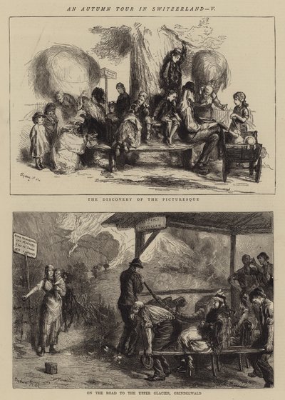 Jesienna wycieczka po Szwajcarii, V autorstwa Sydney Prior Hall
