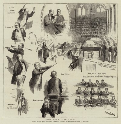 Dla Auld Lang Syne autorstwa Sydney Prior Hall