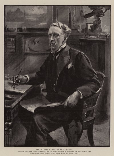 Sir William MacCormac, baronet autorstwa Sydney Prior Hall