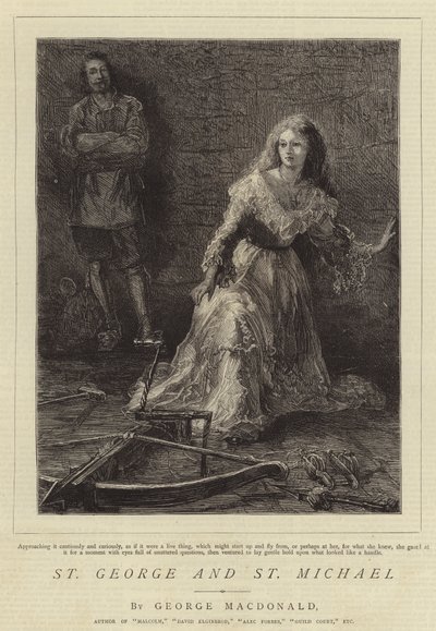 Św. Jerzy i Św. Michał autorstwa Sydney Prior Hall